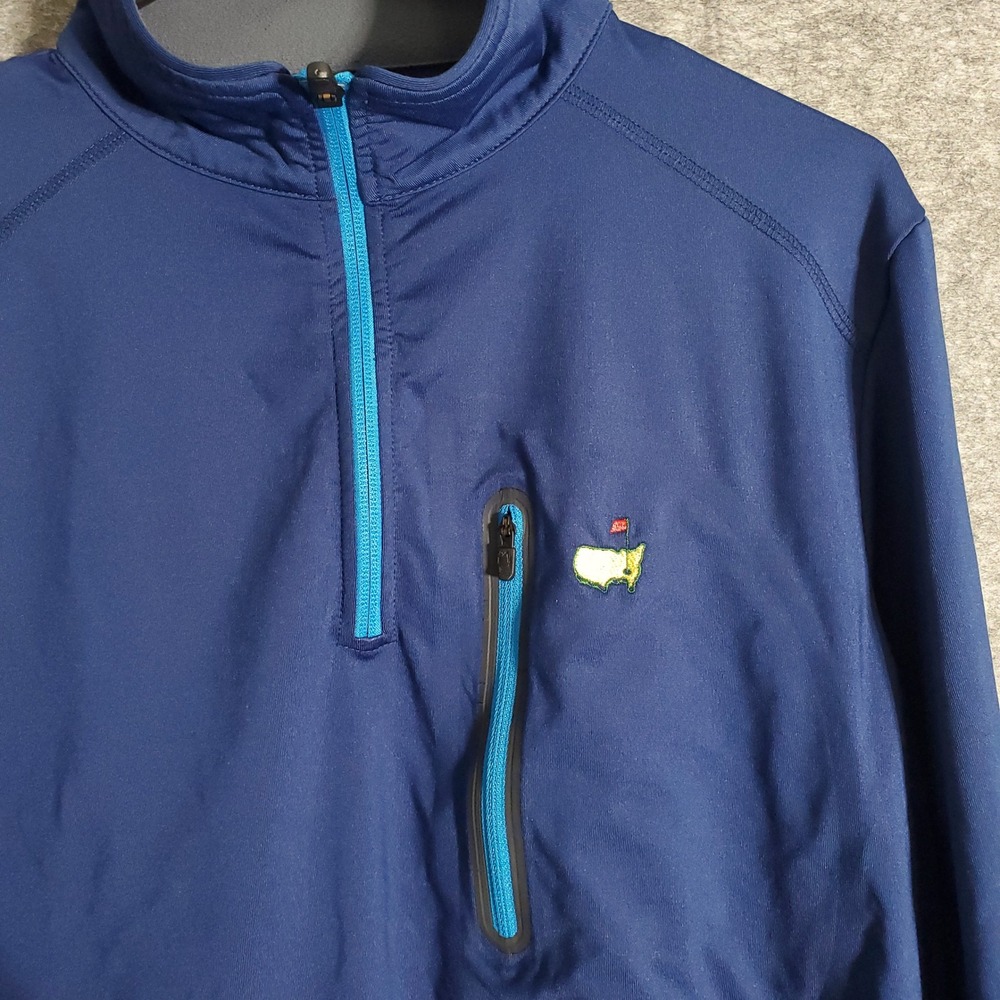 Masters Tech Quarter Zip Pullover Jacket Mens Sma… - image 4